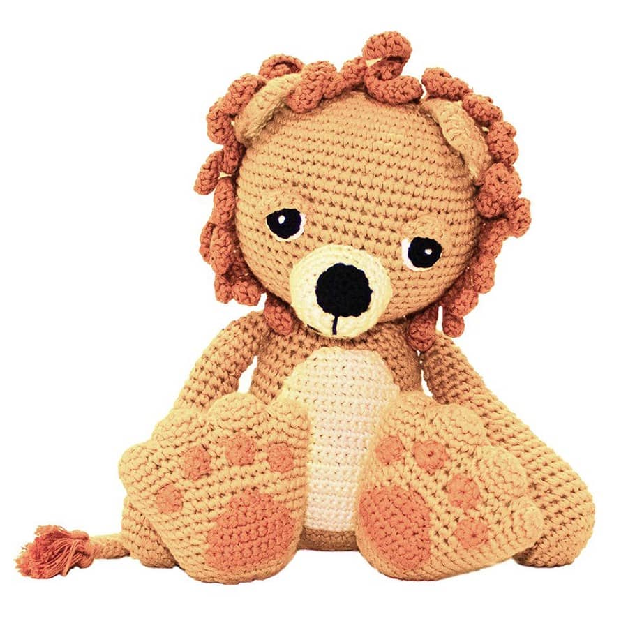 Amigurumi Lõvi 1 heegeldatud kaisukas