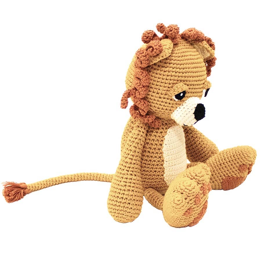 Amigurumi Lõvi 2 heegeldatud kaisukas