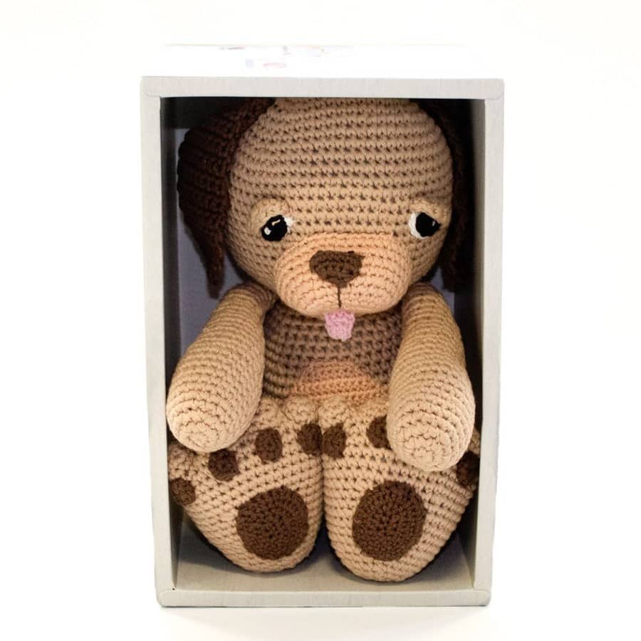 Amigurumi Koer 4 heegeldatud kaisuloom