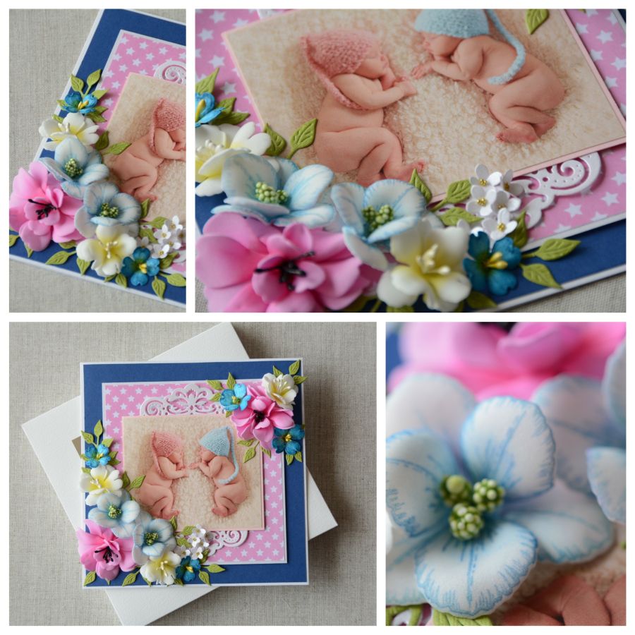 Katsikukaart "TÜDRUK JA POISS" 6 katsikukaart kaksikutele