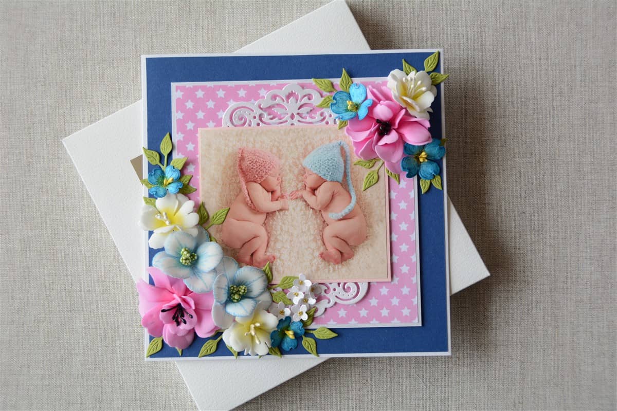 Katsikukaart "TÜDRUK JA POISS" 1 katsikukaart kaksikutele