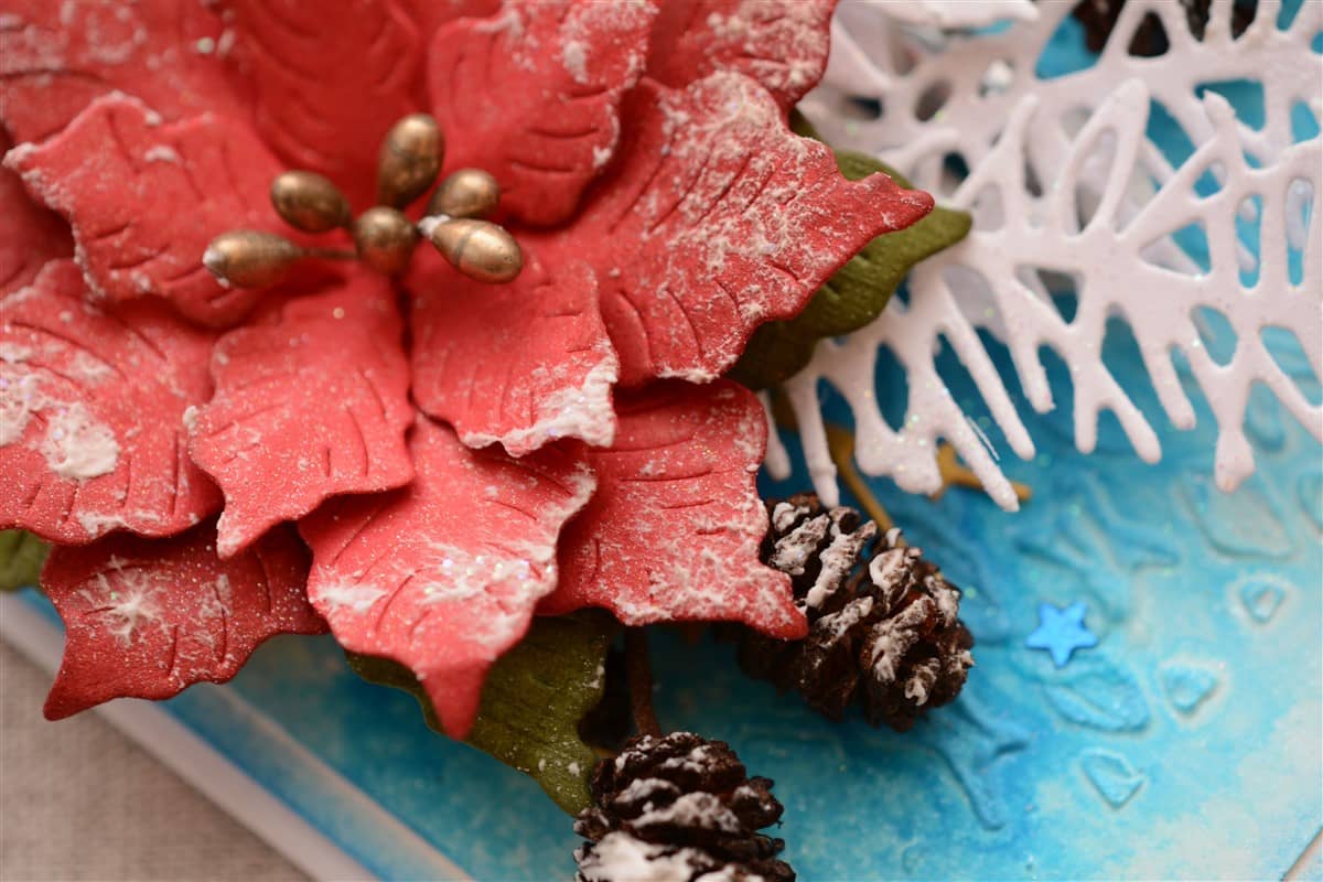 Jõulukaart "LUMISED MAJAD TALVEÕHTUL" 4 lumised majad