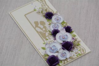 orhideedega pulmakaart