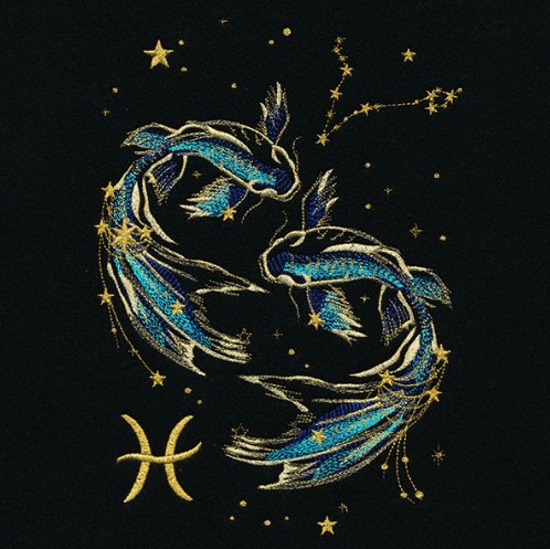 Tikandiga pilt "Kalade tähtkuju" 1 kalade tähtkuju