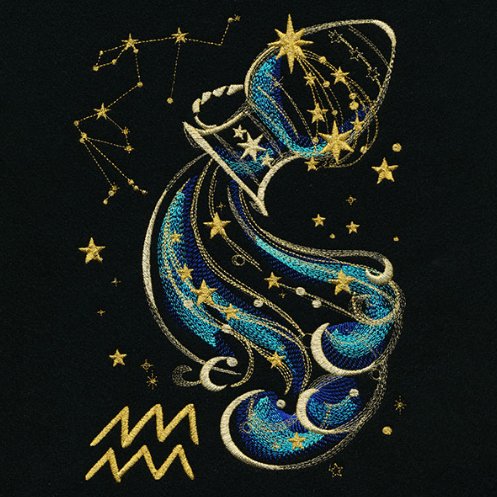 Tikandiga pilt "Veevalaja tähtkuju" 1 veevalaja tähtkuju