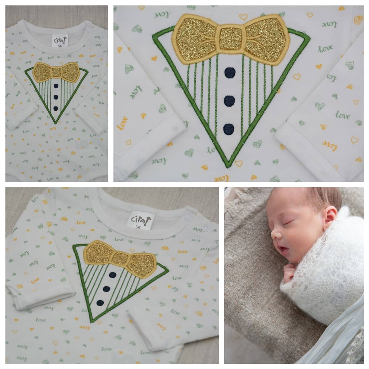 Beebibodi lipsuga 2 Body Kuldne lips