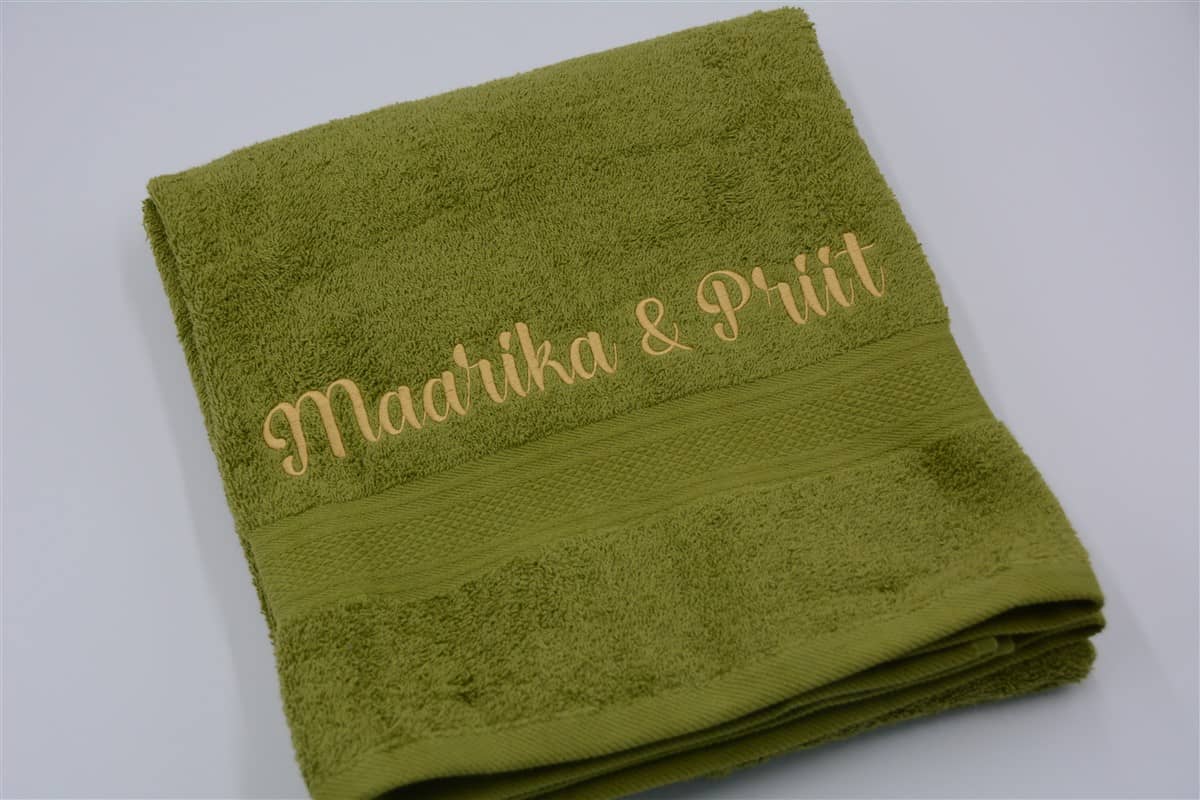 Saunapyyhkeet "Maarika & Priit" 1 DSC 1090