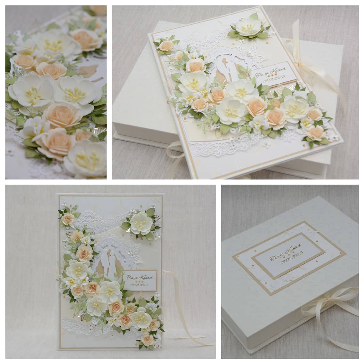 Komplekt pulma "Tea ja Kaarel" 2 Luksuslik kaart