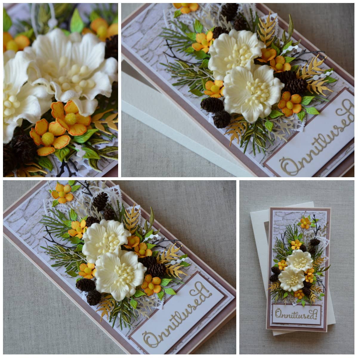 Õnnitluskaart "Kollased ülased" 2 13008