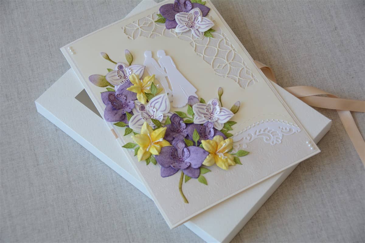 Pulmakaart "Lillad orhideed" 1 DSC 0178