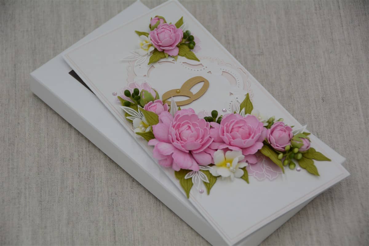 Pulmakaart "Roosad pojengid" 1 DSC 5728