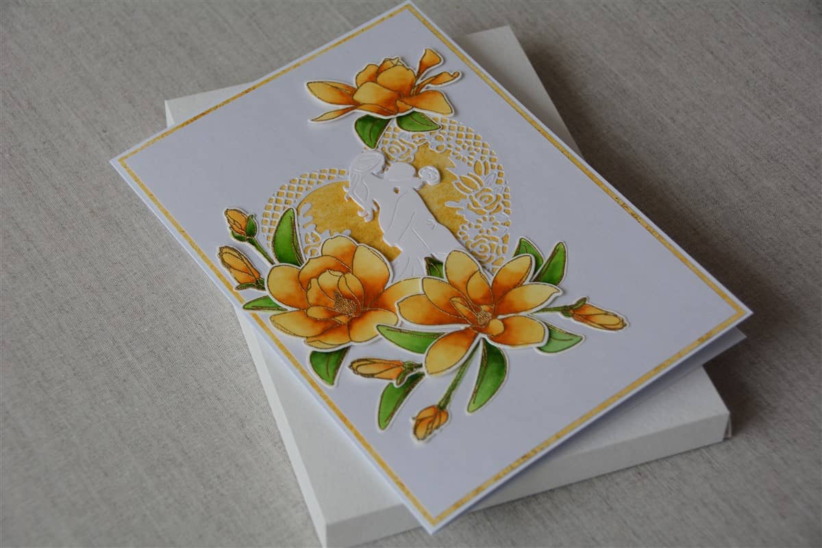 Pulmakaart "Kollased magnooliad" 1 DSC 7571