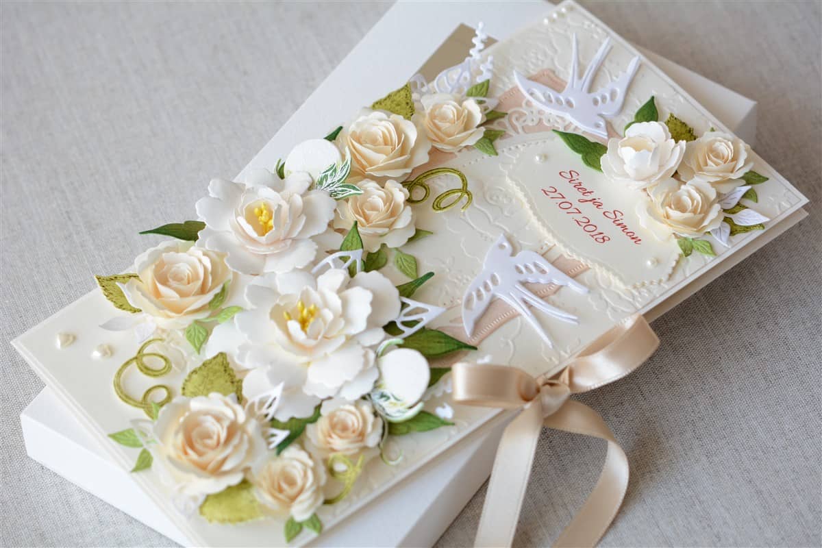 Pulmakaart "Valged pojengid" 1 DSC 9919