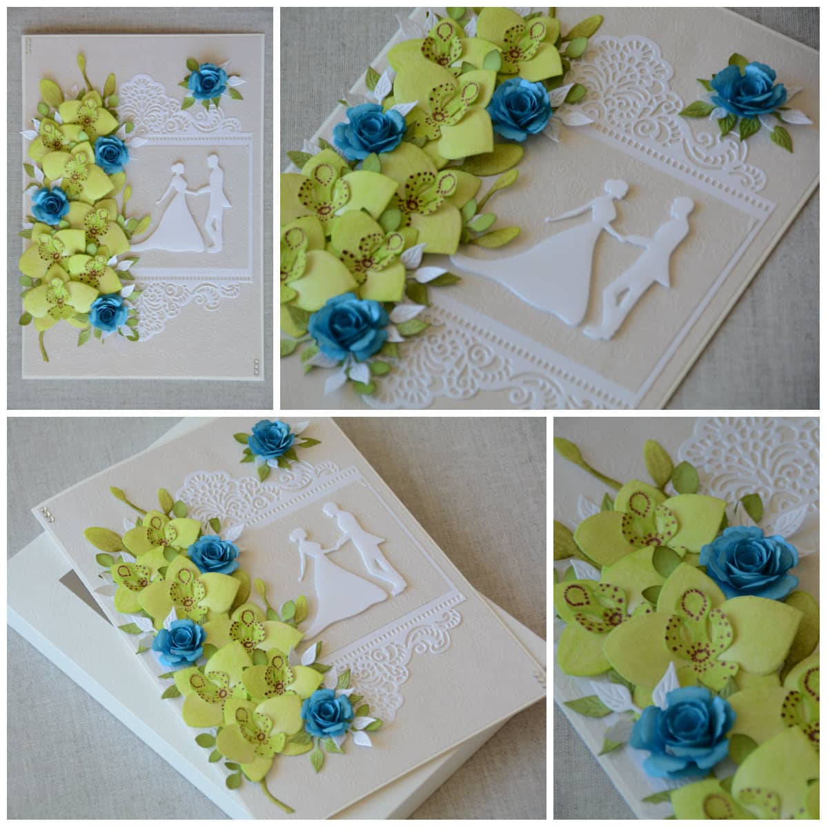 Kaart nr.19 rohekas kollane orhidee