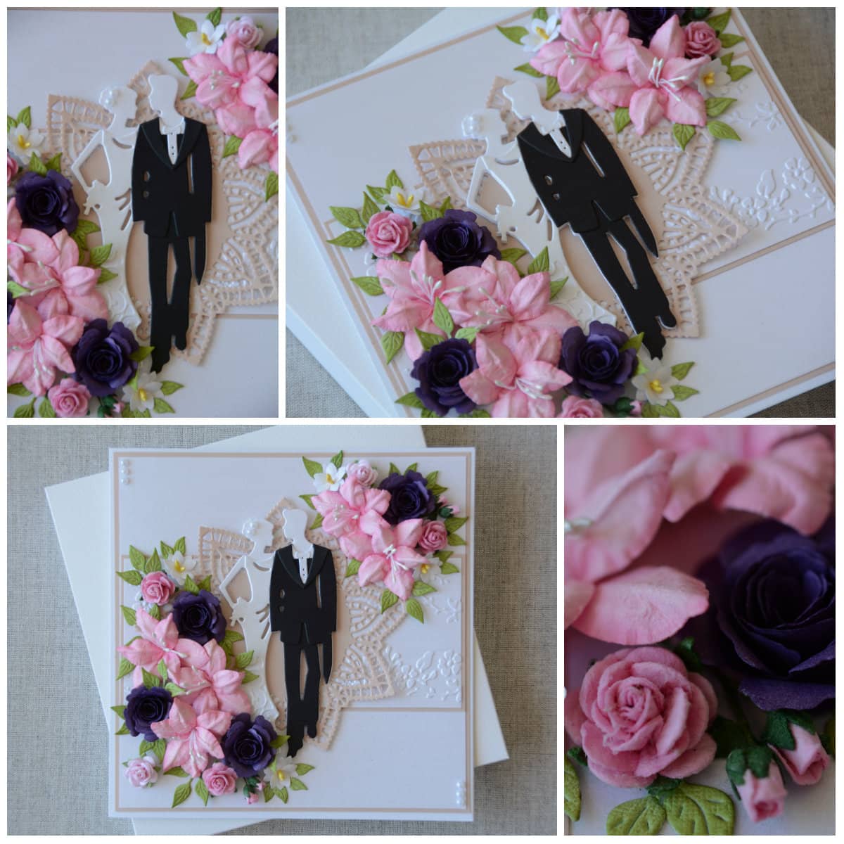 Kaart nr.9 roosa lilla