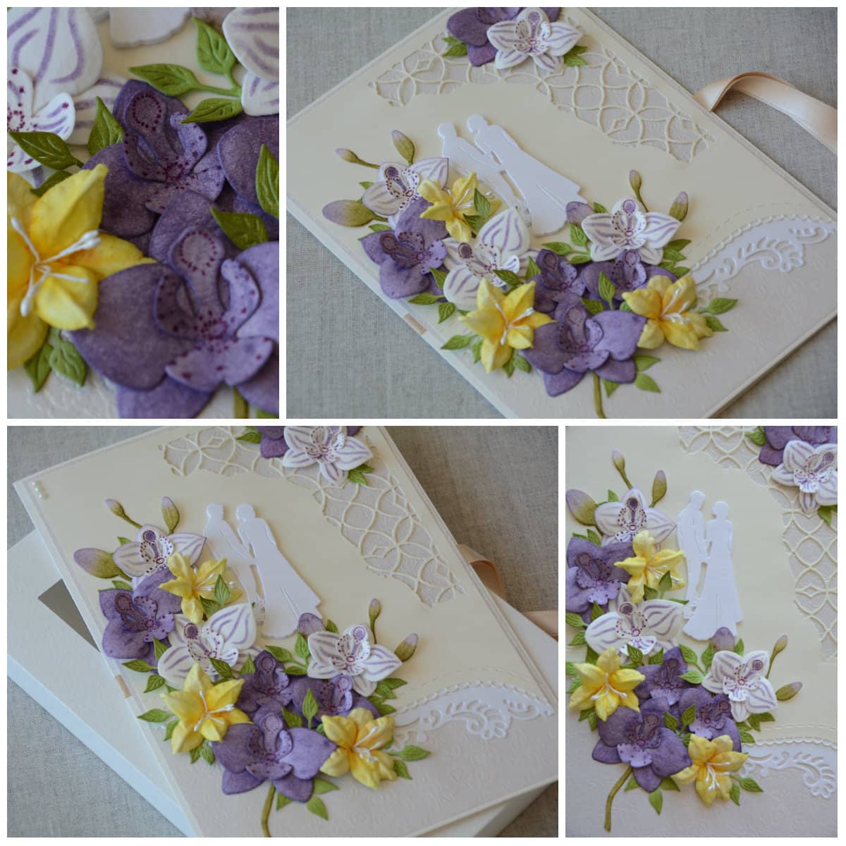 Pulmakaart "Lillad orhideed" 2 Lillad orhideed