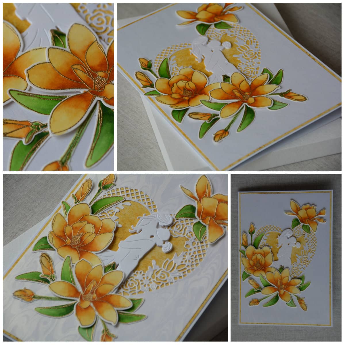 Pulmakaart "Kollased magnooliad" 2 Magnolia kollane