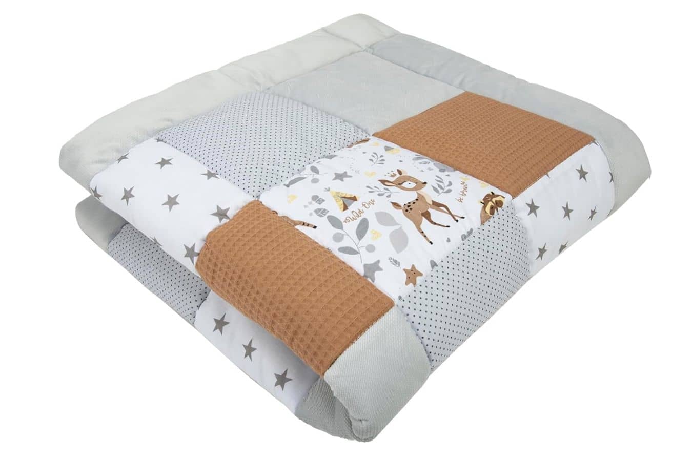 Mängutekk 100x100cm (Medi Partners) 4 mängutekk hall hirved 429602